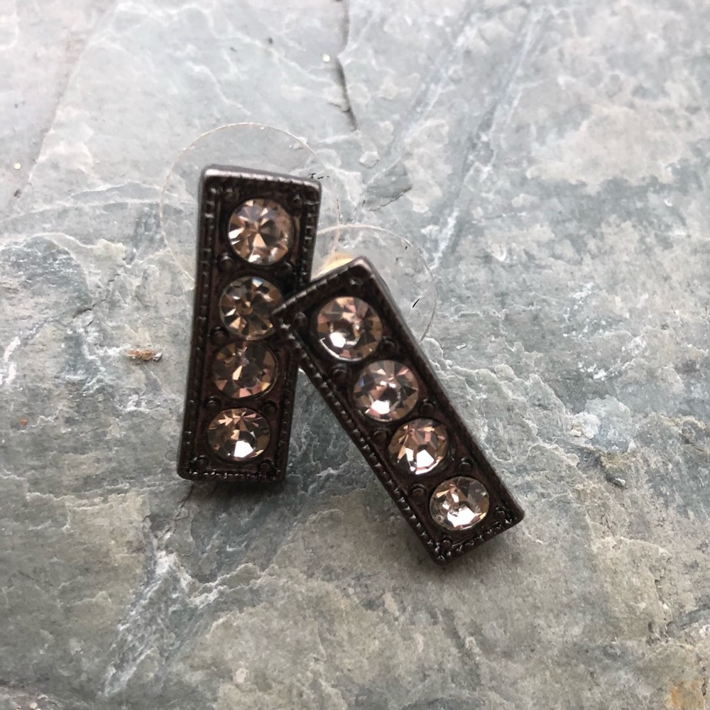 Rhinestone earrings